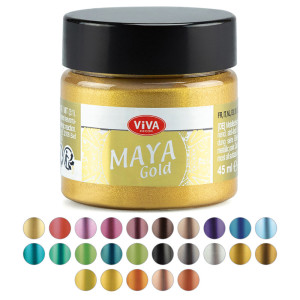 ViVA DECOR Maya Gold, 45 ml, rouge feu