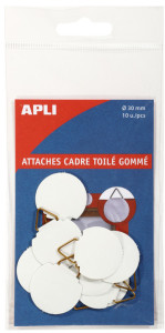 agipa Attaches avec toile gommée adhésive, diamètre 30 mm