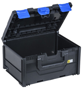 allit Boîte de rangement EuroPlus MetaBox 145, noir/bleu