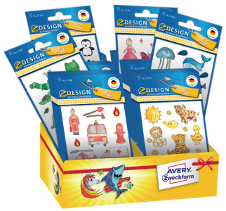 AVERY Zweckform ZDesign KIDS Papier micacé, assortiment