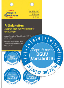 AVERY Zweckform Prüfplaketten 