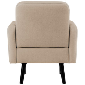 PAPERFLOW Fauteuil LISBOA, habillage en tissu, rouille