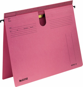 LEITZ SERIE 18 Hängehefter, Manilakarton 250 g/qm, rot