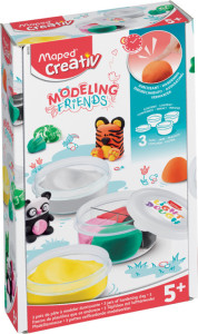 Maped Creativ Set de pâte à modeler MODELING FRIENDS, set 6