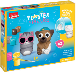 Maped Creativ Kit de moulage PLASTER FRIENDS 