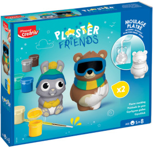 Maped Creativ Kit de moulage PLASTER FRIENDS 