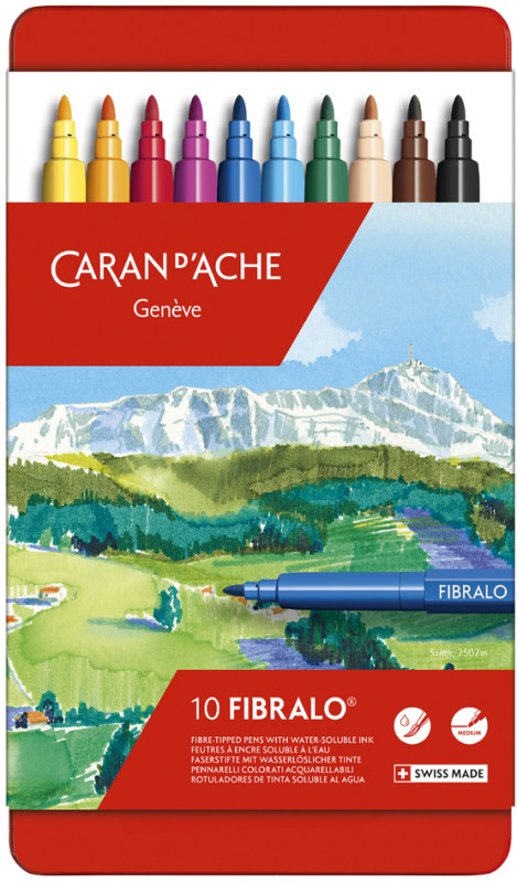 Acheter en ligne CARAN D'ACHE Fibralo Crayon feutre (Multicolore