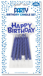 Clairefontaine Bougie d'anniversaire Happy Birthday, or