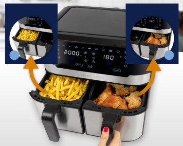 PROFI COOK Double friteuse à air chaud PC-FR 1242 H