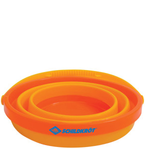 SCHILDKRÖT Seau de plage, pliable, orange