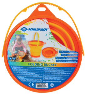 SCHILDKRÖT Seau de plage, pliable, orange