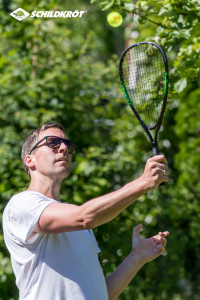 SCHILDKRÖT Set de speed badminton, noir / vert