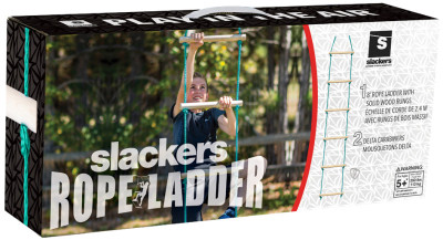 slackers Echelle de corde Ninja, 6 barreaux/longueur -  2,5m