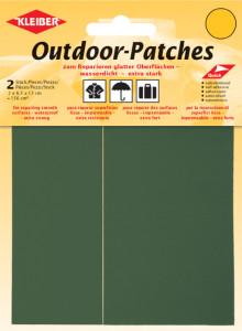 KLEIBER Outdoor-Patches, selbstklebend, 65 x 120 mm, weiß