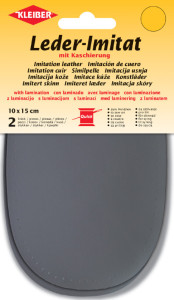 KLEIBER Leder-Imitat mit Kaschierung, 100 x 150 mm, weiß