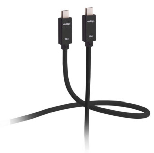 FLEXLINE Câble de raccordement USB, USB-C - USB-C, 0,25 m