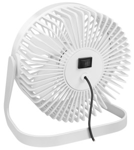 LogiLink Ventilateur de bureau USB, 40 dB, blanc
