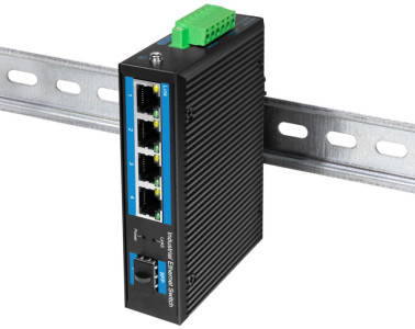 LogiLink Commutateur Industrial Gigabit Ethernet, 4 ports