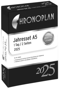 CHRONOPLAN Jahresset 2024, DIN A5