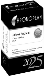 CHRONOPLAN Jahresset 2024, Midi, 96 x 172 mm