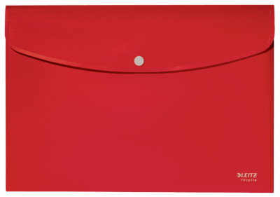 LEITZ Pochette à documents Recycle, A4, PP, rouge