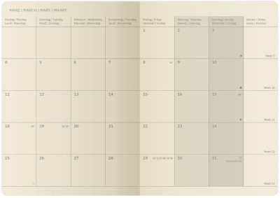 sigel Taschenkalender Conceptum 2024, ca. DIN A5, schwarz