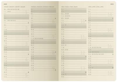 sigel Taschenkalender Conceptum 2024, ca. DIN A6, schwarz