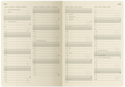 sigel Buchkalender Conceptum 2024, ca. DIN A4, schwarz