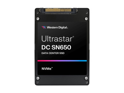 Western Digital : ULTRASTAR DC SN650 U.3 15MM 7680GB PCIE TLC RI-1DW/D BICS5