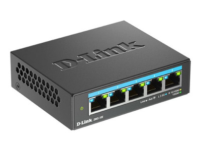 D-Link : 5-PORT MULTI-GB UNM. SWITCH 5X 100 / 1000MBPS / 25GBPS TP