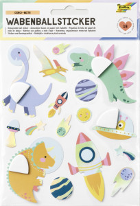 folia Wabenball-Sticker DINO-MITE