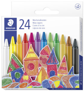 STAEDTLER Craie à la cire, étui carton de 12