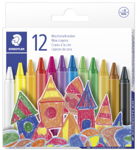 STAEDTLER Craie à la cire, étui carton de 24