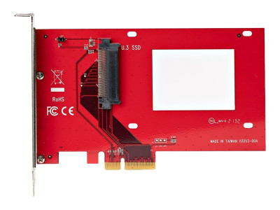 Startech : U.3 TO PCIE ADAPTER card - PCI EXPRESS 4.0 U.3 NVME SSDS