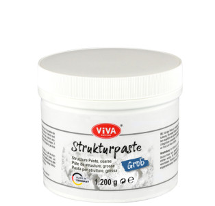 ViVA DECOR Pâte structurée grossière, blanc, 1.200 g