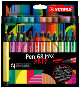 STABILO Feutre Pen 68 MAX, étui de 6 ARTY