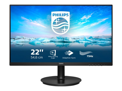 Philips : 222V8LA/00 21.5IN VA FHD 250CD 4MS/HDMI/DP/VGA