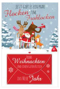SUSY CARD Weihnachts-Gutscheinkarte 
