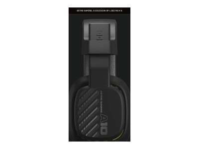 Logitech : ASTRO A10 WIRED HEADSET OVER-EAR/3.5MM - SALVAGE / BLACK