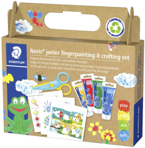 STAEDTLER Kit créatif Noris junior avec gouache aux doigts