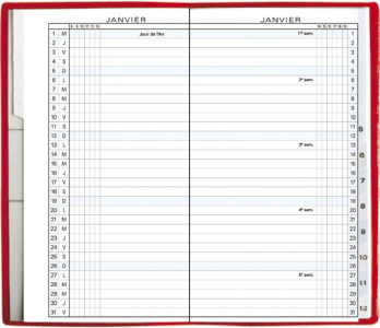 EXACOMPTA Agenda de poche 