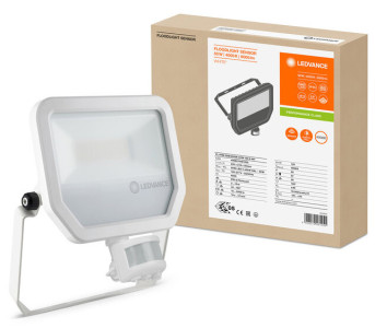 LEDVANCE Projecteur LED FLOODLIGHT SENSOR, 10 W, 4000K BK