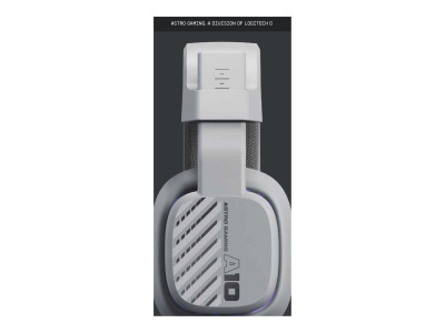 Logitech : ASTRO A10 WIRED HEADSET OVER-EAR/3.5MM - OZONE - GREY