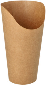 PAPSTAR Wrap-Cup, rund, 470 ml, braun