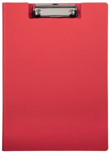 MAUL Porte-bloc à pince MAULbalance, carton, rouge