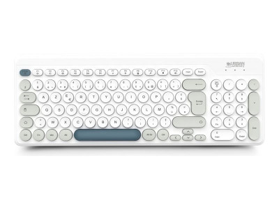 Urban Factory : ONLEE COLOR: FLAT WIRELESS KEYBOARD 2.4GHZ - WHITE/BLUE/GRE