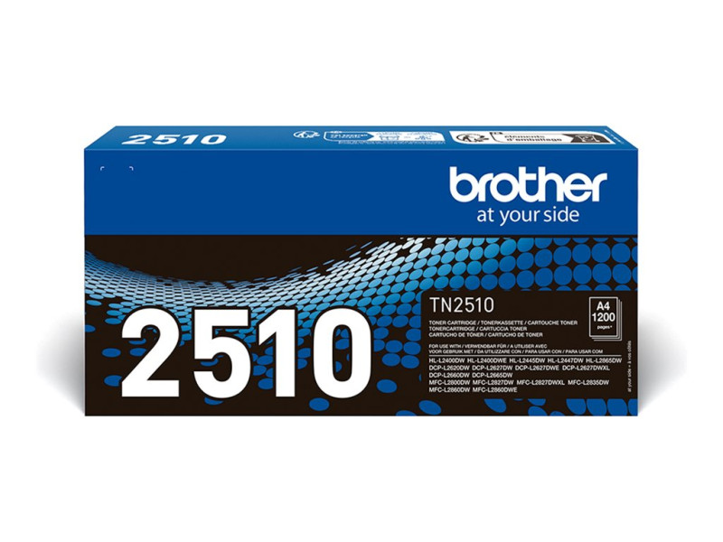 Brother : TN2510 BLACK TONER CARTRIDGE. ISO YIELD UP TO 1200 PAGES. (ORD