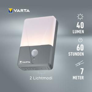 VARTA Détecteur de mouvement à LED 