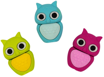 WEDO Gomme en plastique Hibou 