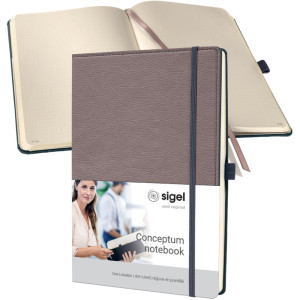 sigel Notizbuch Conceptum Design Casual, DIN A4, taupe